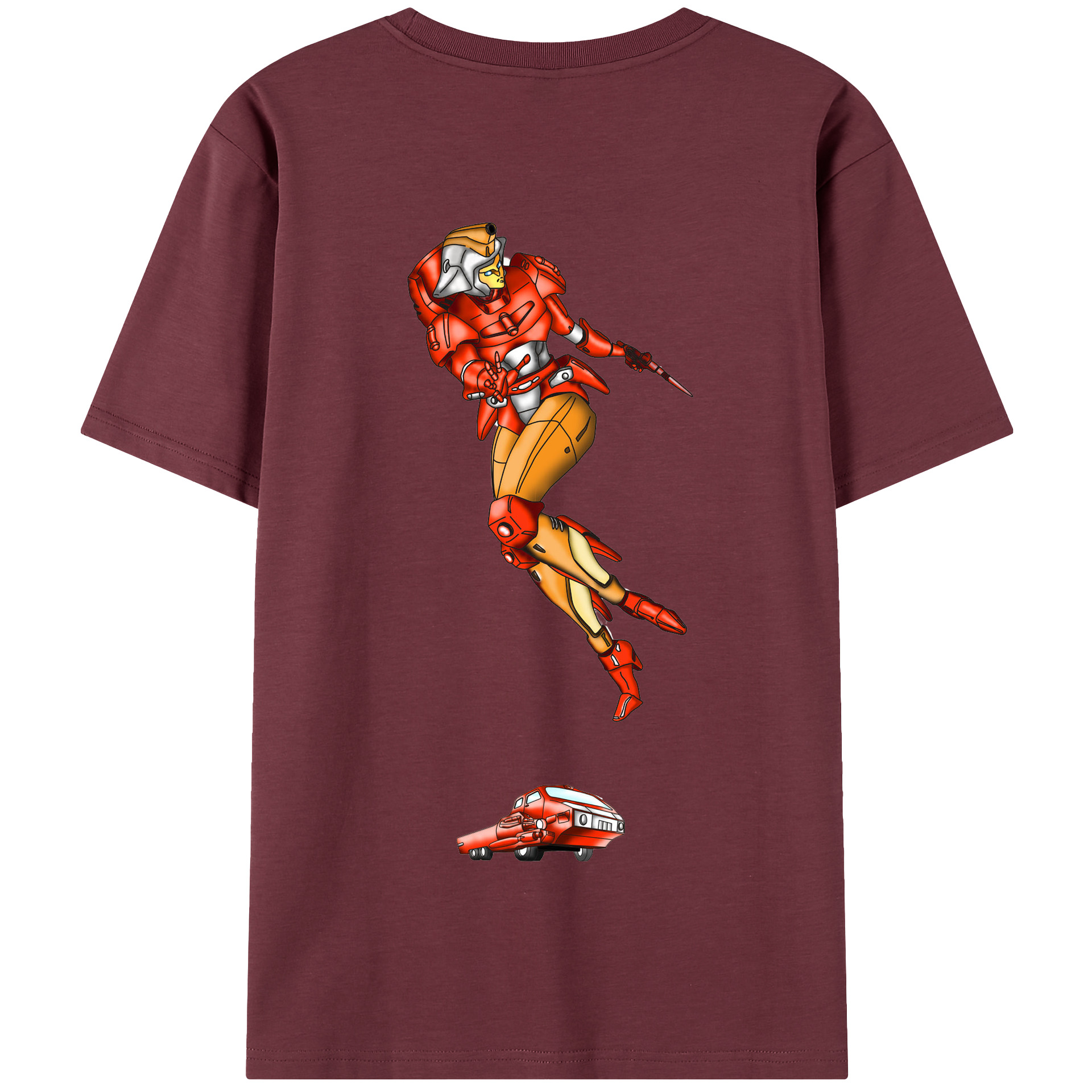 （画像用）  綿100％半袖Tシャツ（背面プリント）
